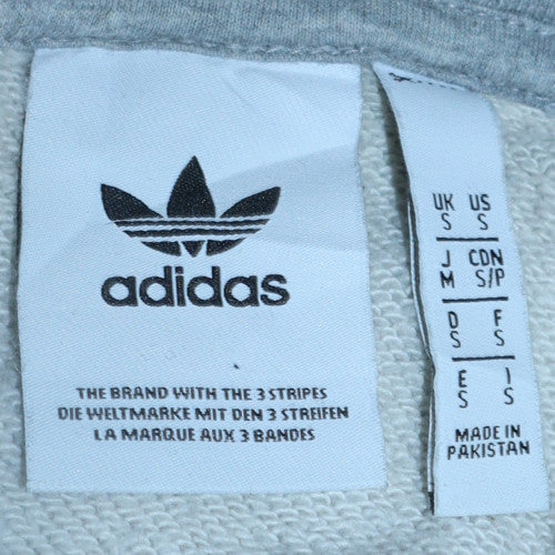 Womens UK Size S adidas Grey Pullover Hoodie
