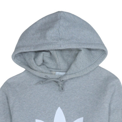 Womens UK Size S adidas Grey Pullover Hoodie