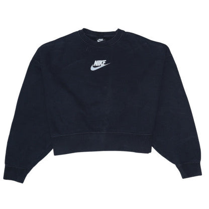 Womens UK Size XS Nike Black Pullover Sweatshirt
