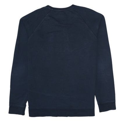 Mens UK Size L HUGO BOSS Blue Pullover Sweatshirt