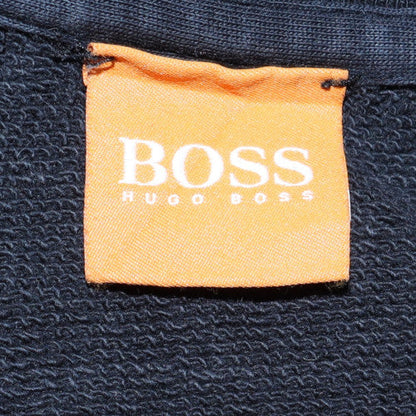 Mens UK Size L HUGO BOSS Blue Pullover Sweatshirt