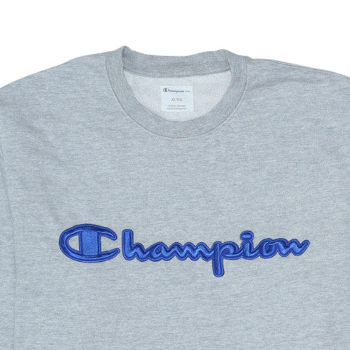 Mens UK Size XL Champion Grey Pullover Sweatshirt