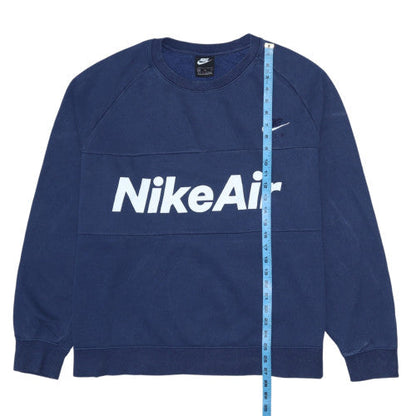 Womens UK Size 2XL Nike Blue Pullover Sweatshirt