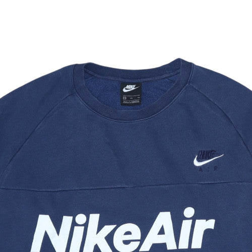 Womens UK Size 2XL Nike Blue Pullover Sweatshirt