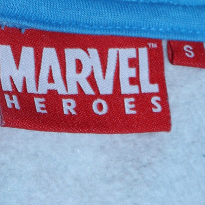 Mens UK Size S Marvel Grey Pullover Hoodie