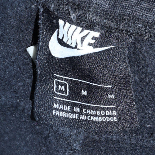 Mens UK Size M Nike Regular Fit Jogger Black Trousers