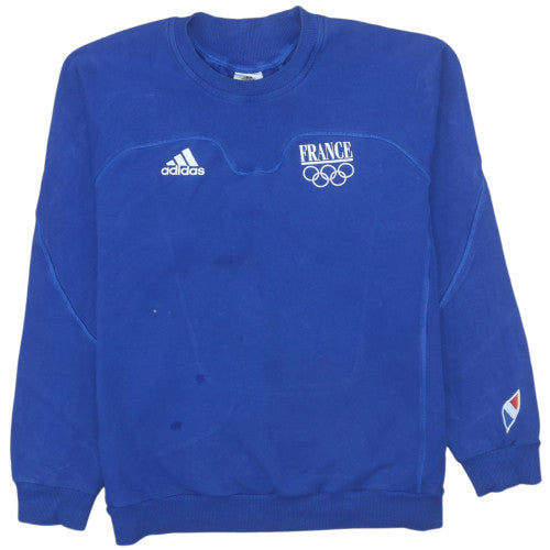 Mens UK Size XL adidas Blue Pullover Sweatshirt