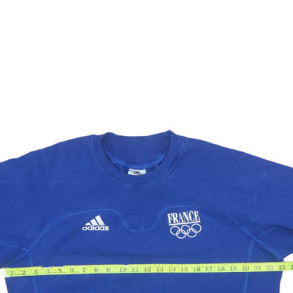 Mens UK Size XL adidas Blue Pullover Sweatshirt