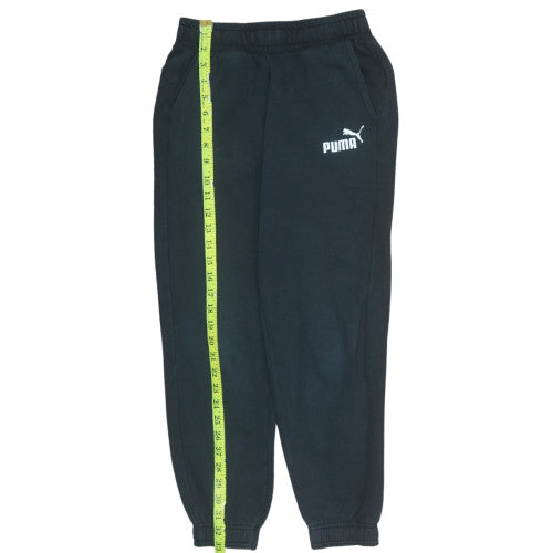 Boys UK Size 6 Years PUMA Regular Fit Jogger Black Trousers