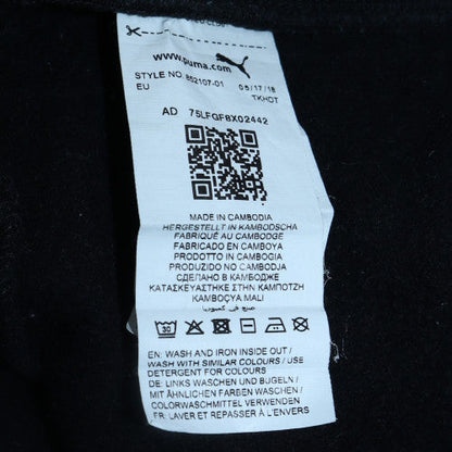 Boys UK Size 6 Years PUMA Regular Fit Jogger Black Trousers