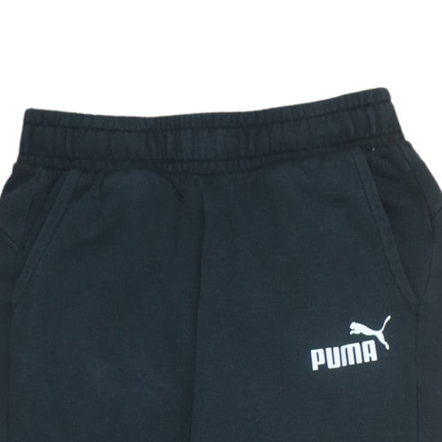 Boys UK Size 6 Years PUMA Regular Fit Jogger Black Trousers