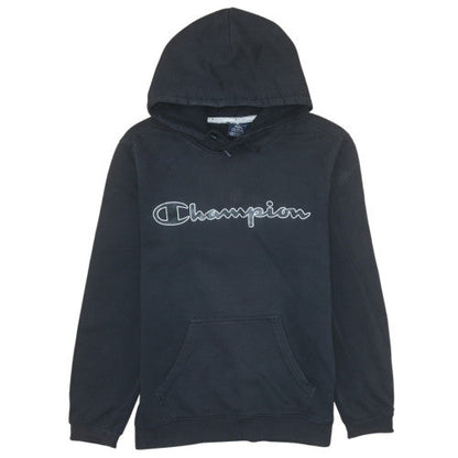 Mens UK Size S Champion Black Pullover Hoodie
