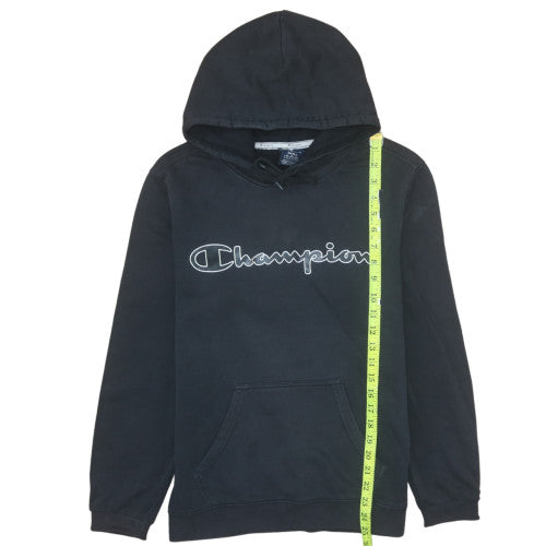 Mens UK Size S Champion Black Pullover Hoodie