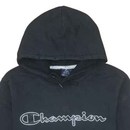 Mens UK Size S Champion Black Pullover Hoodie