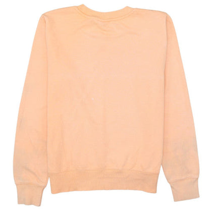 Womens UK Size M Champion Orange Pullover Sweatshirt