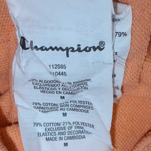 Womens UK Size M Champion Orange Pullover Sweatshirt