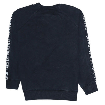 Mens UK Size S Calvin Klein Jeans Black Pullover Sweatshirt