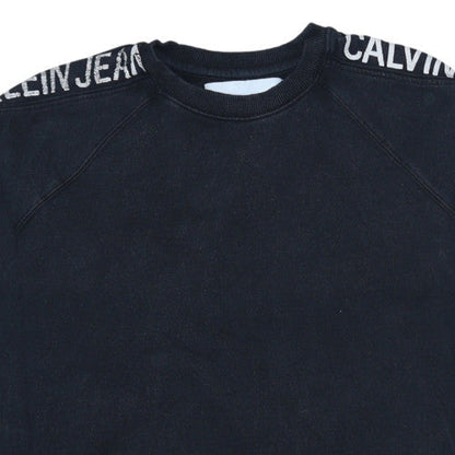 Mens UK Size S Calvin Klein Jeans Black Pullover Sweatshirt