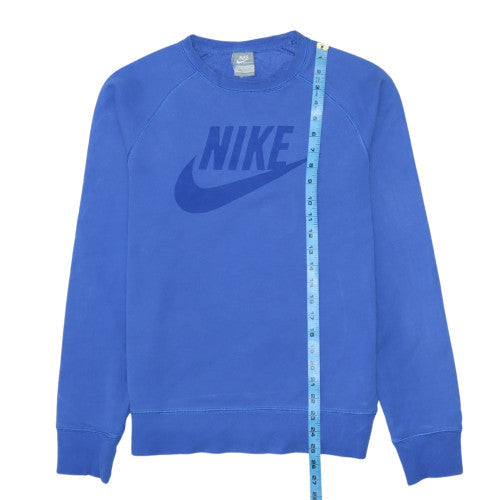 Mens UK Size S Nike Blue Pullover Sweatshirt