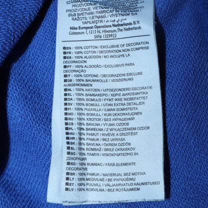 Mens UK Size S Nike Blue Pullover Sweatshirt