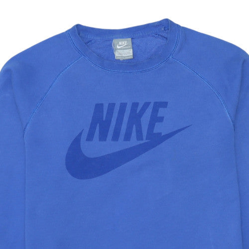 Mens UK Size S Nike Blue Pullover Sweatshirt