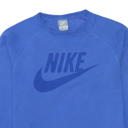 Mens UK Size S Nike Blue Pullover Sweatshirt