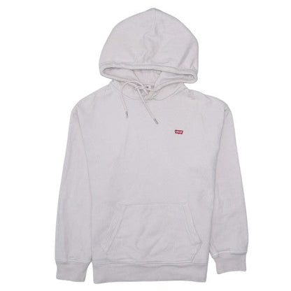 Womens UK Size XS Levi's White Pullover Hoodie