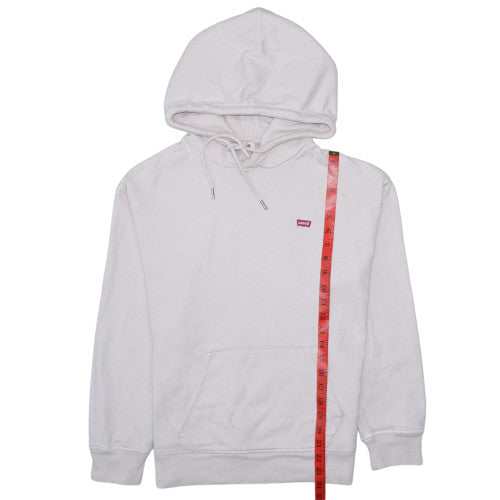 Womens UK Size XS Levi's White Pullover Hoodie