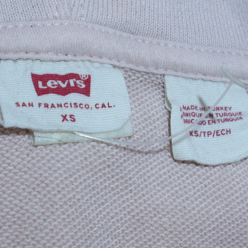 Womens UK Size XS Levi's White Pullover Hoodie