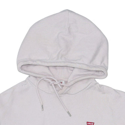 Womens UK Size XS Levi's White Pullover Hoodie