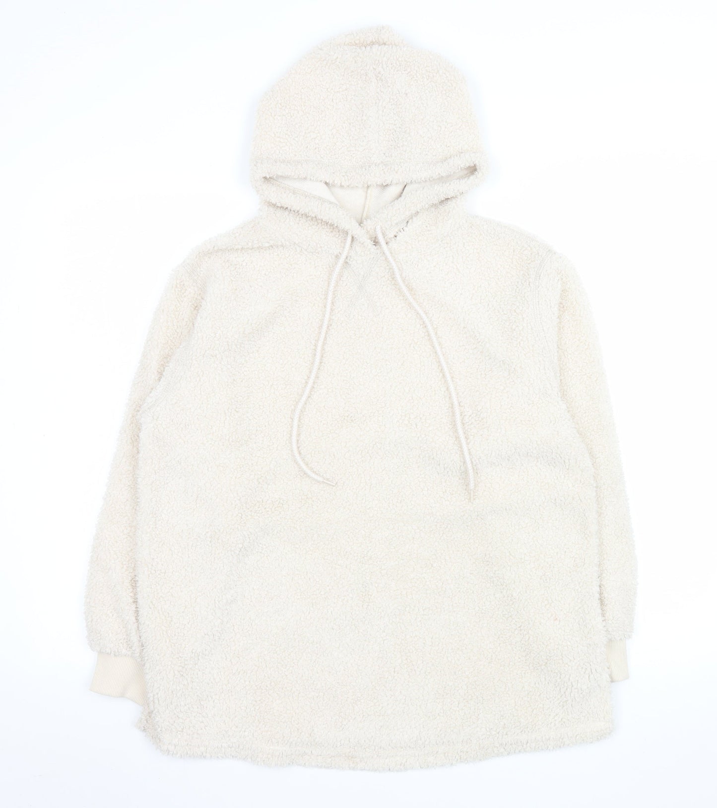 Womens UK Size 8 ASOS DESIGN Beige Pullover Hoodie