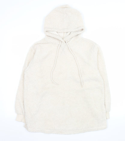 Womens UK Size 8 ASOS DESIGN Beige Pullover Hoodie