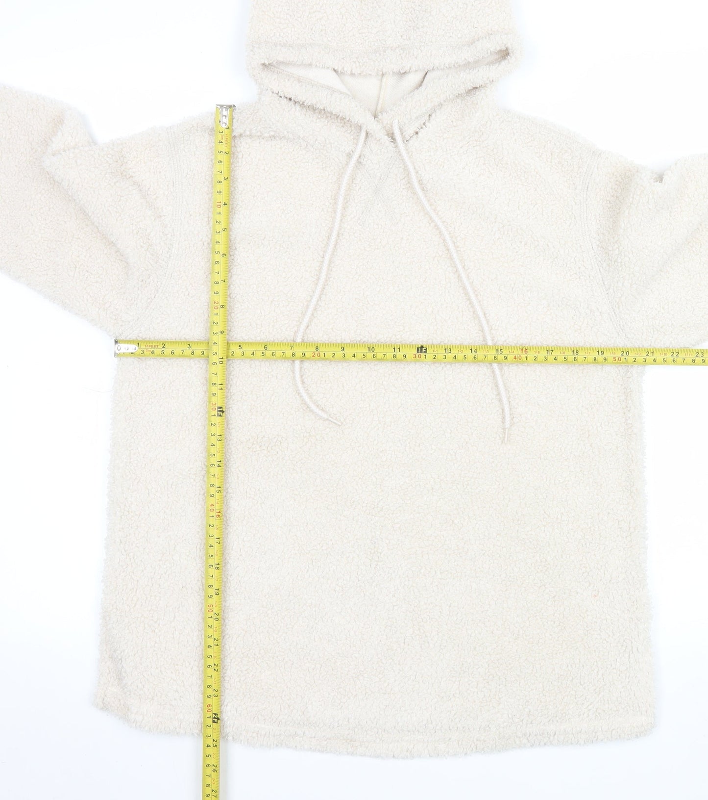 Womens UK Size 8 ASOS DESIGN Beige Pullover Hoodie