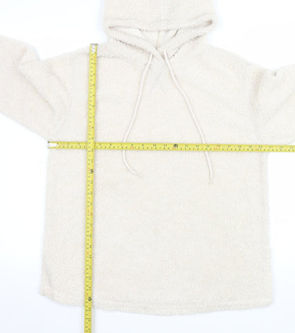 Womens UK Size 8 ASOS DESIGN Beige Pullover Hoodie
