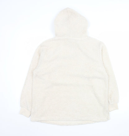 Womens UK Size 8 ASOS DESIGN Beige Pullover Hoodie