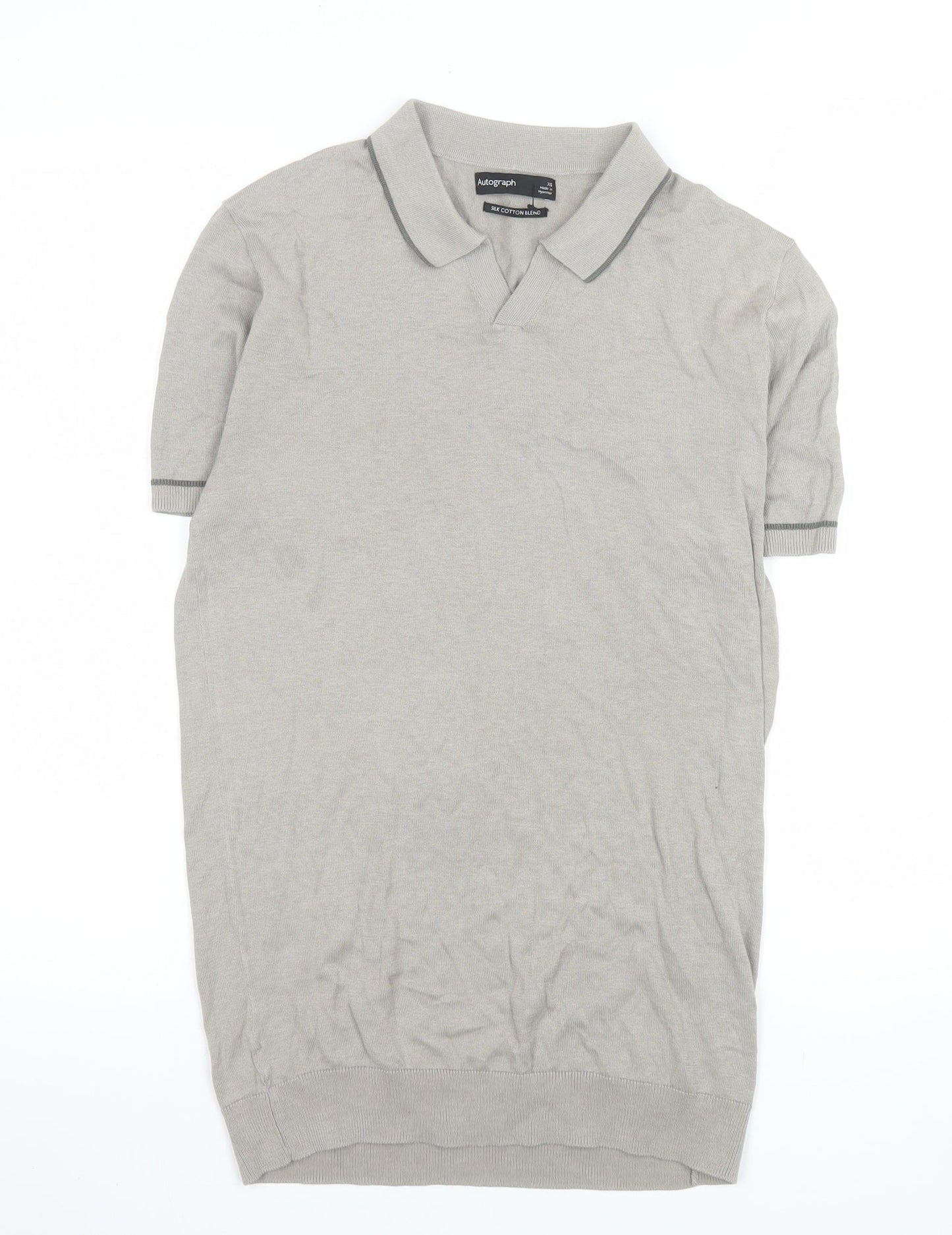 Mens UK Size XS Marks and Spencer Grey  T-Shirt