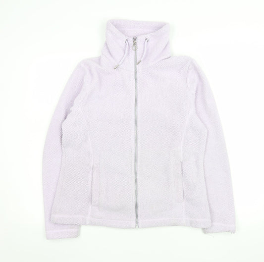 Womens UK Size 14 Regatta Purple Full Zip Sweatshirt