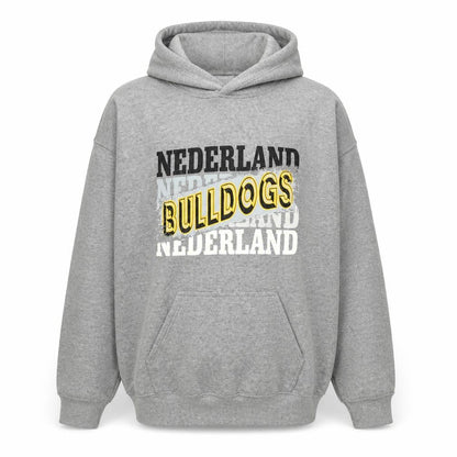 Mens UK Size M Gildan Grey Pullover Hoodie
