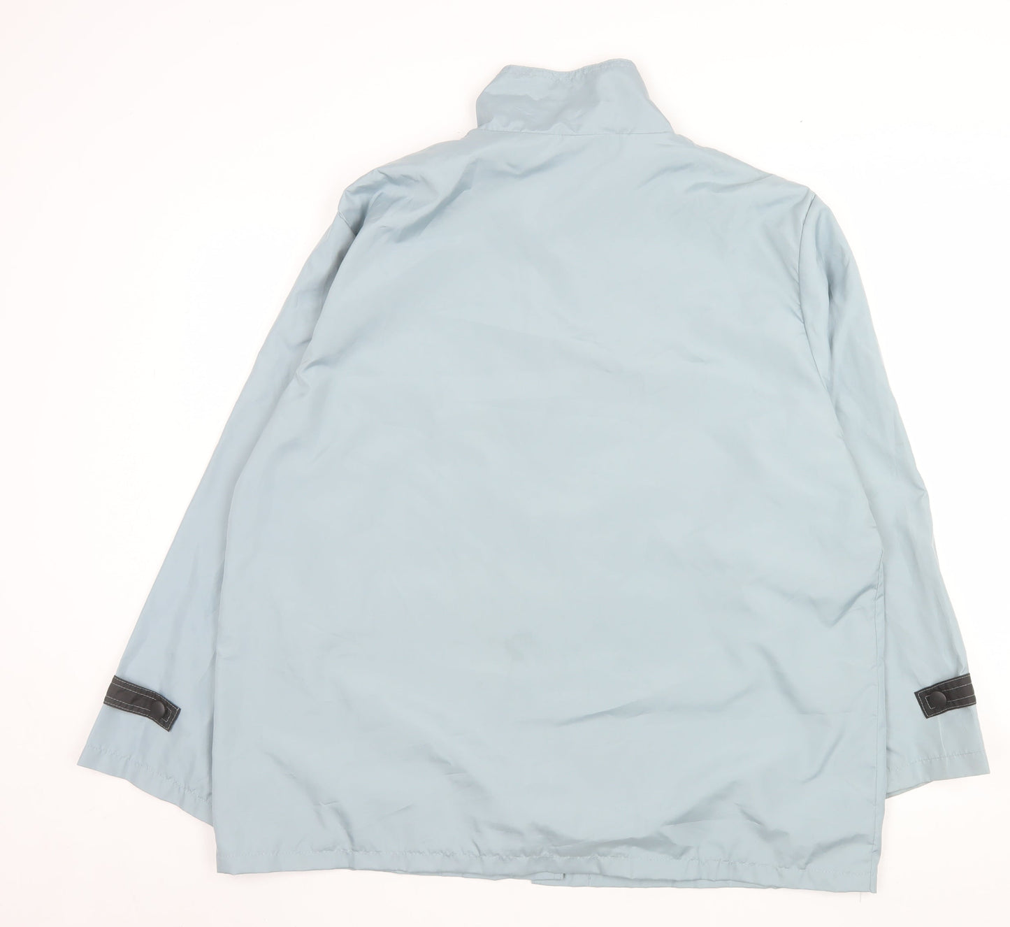 Womens UK Size L Anne de Lançay Blue Rain Coat