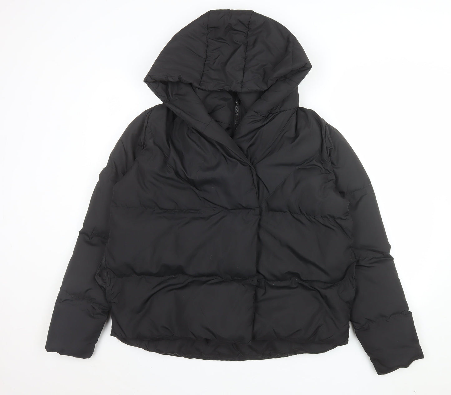 Womens UK Size 8 Threadbare Black Puffer Jacket