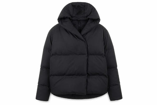 Womens UK Size 8 Threadbare Black Puffer Jacket