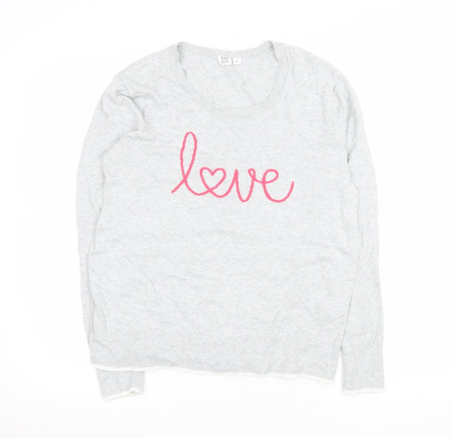 Womens UK Size S Gap Grey Pullover Jumper