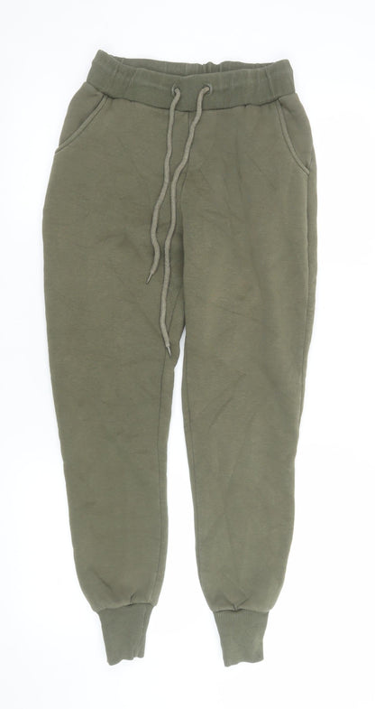 Mens UK Size S Glamify Regular Fit Jogger Green Trousers