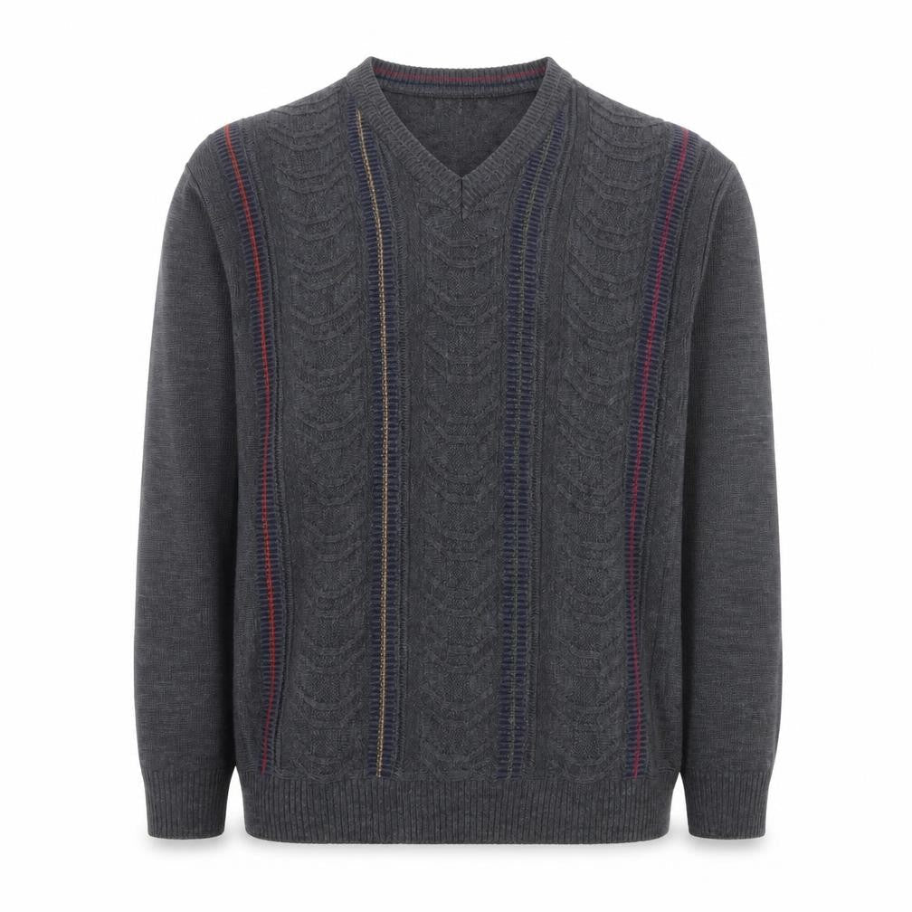 Mens UK Size L Peter Gribby Grey Pullover Jumper