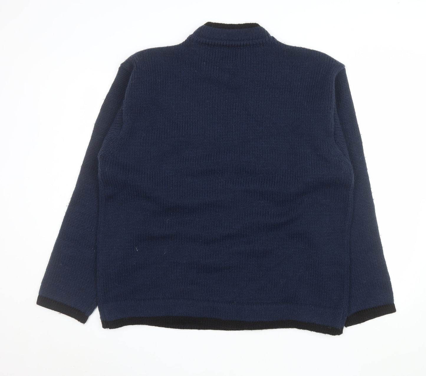 Mens UK Size L Scotch & Soda Blue Pullover Jumper