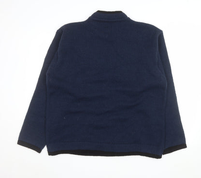 Mens UK Size L Scotch & Soda Blue Pullover Jumper