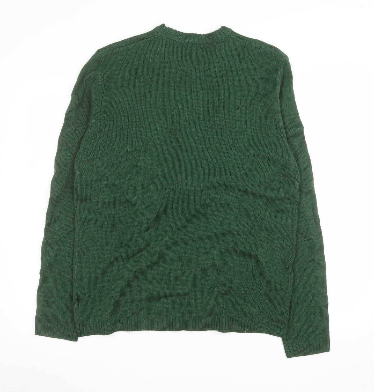 Mens UK Size M ONLY & SONS Green Pullover Jumper