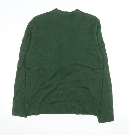 Mens UK Size M ONLY & SONS Green Pullover Jumper