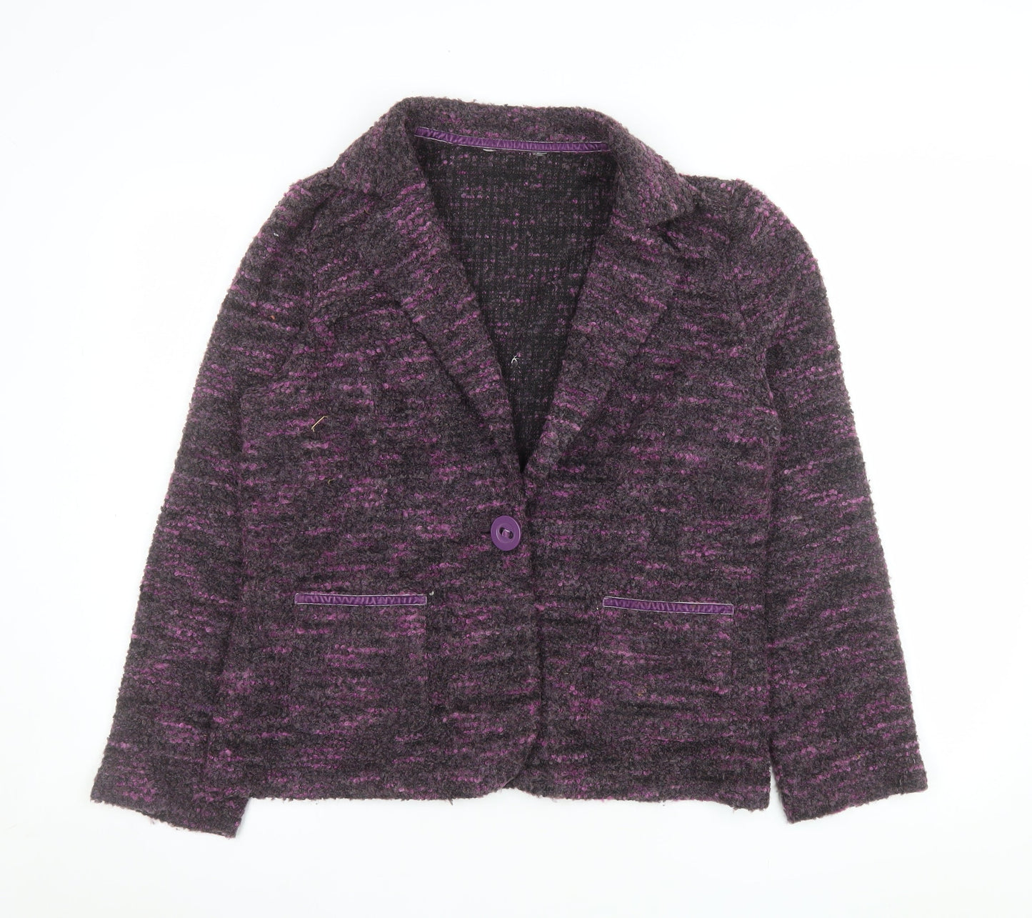 Womens UK Size 16 Marks and Spencer Regular Purple Suit Jacket
