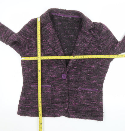 Womens UK Size 16 Marks and Spencer Regular Purple Suit Jacket